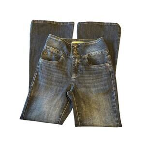 Carmen Steffens Wide Leg Denim Jeans Size 36 US Small